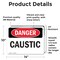 Signmission Caustic Danger Sign, Vinyl Decal, 14in W x 10in L, 2PK OS-2PACK-DS-D-1014-L-2416 - alternate 6